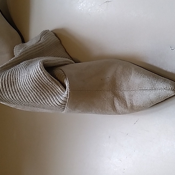 Vintage, Rampage, Fabric, Upper Balance, Beige Boots, beautiful - Picture 9 of 11